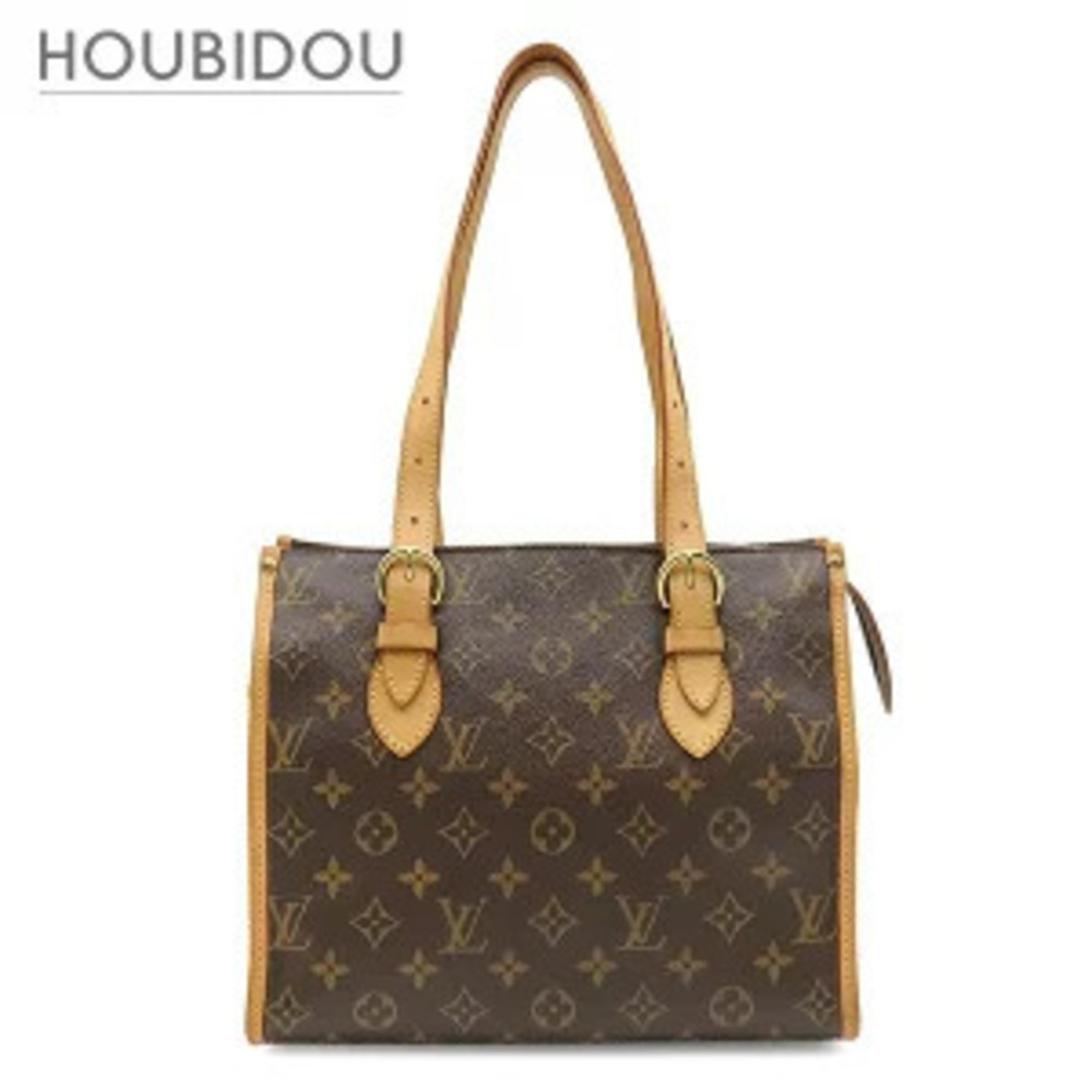 Louis Vuitton Popincourt O Monogram Canvas Shoulder Bag Brown